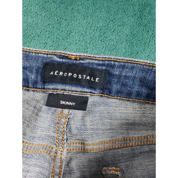 Aeropostale Jeans Size 28x30 Mens Blue Pants Denim Stretch Benton Bootcut - Picture 3 of 13